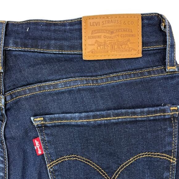 Levi's 721 High Rise Skinny Fit Jeans In Bogota Feels Women's Size 27 x 32 - Picture 5 of 8